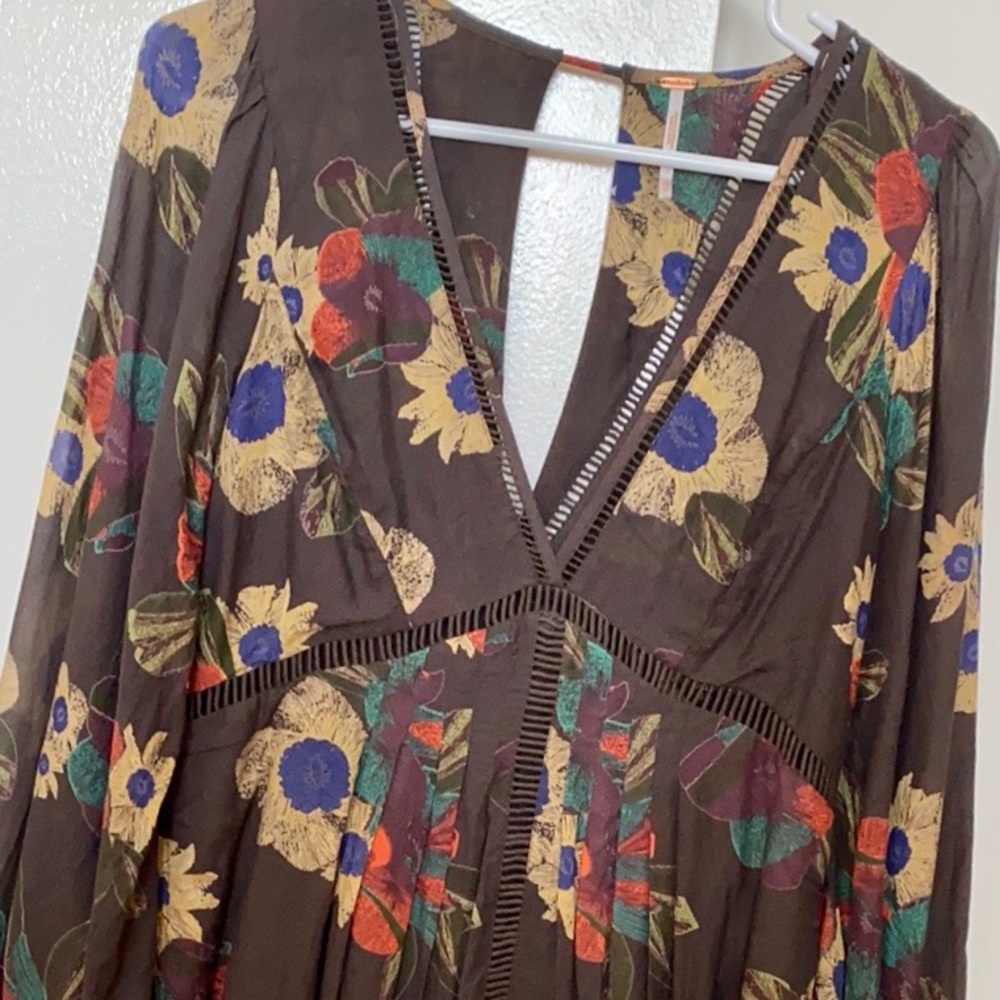Free people floral tunic/dress